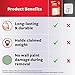 Command Medium Utility Hooks, White, 2-Hooks, 4-Strips, Organize Damage-Free