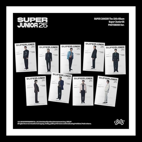 (SIWON.) SUPER JUNIOR SUPER JUNIOR25 12th Album PHOTO BOOK Ver./CD+Book+Ticket+2...