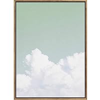 SIGNWIN Framed Canvas Wall Art Up in The Green Sky Nature Clouds Photography Modern Art Contemporary Relax/Calm for Living Room, Bedroom, Office - 16