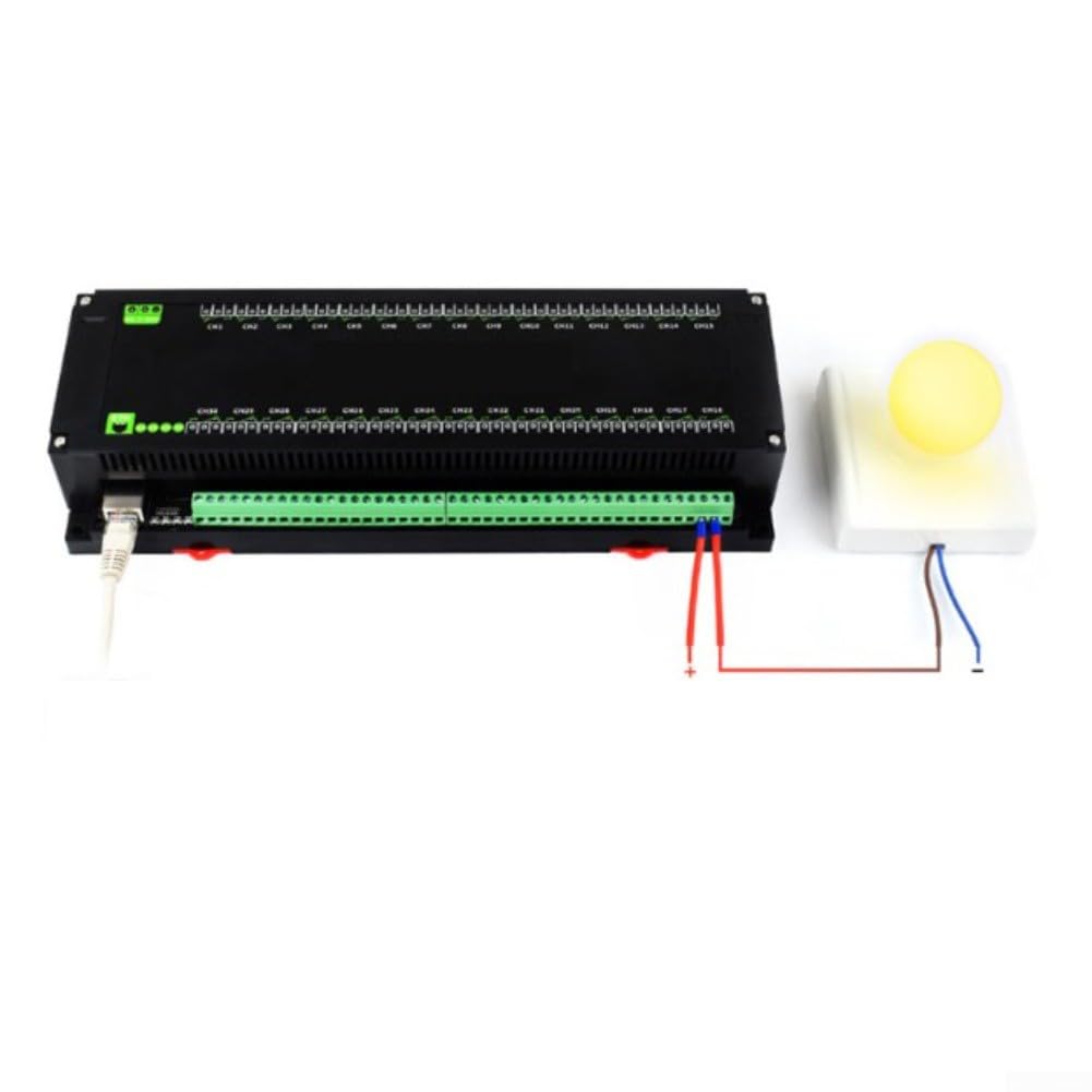 Modulo relè Ethernet a 30 canali con supporto TCP e RTU, alimentato, custodia in ABS industriale e montaggio flessibile per applicazioni di automazione