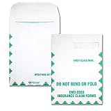 Quality Park, HCFS-1500 Window Envelopes, Redi-Seal, First Class, White, 100 per Box,(54692)