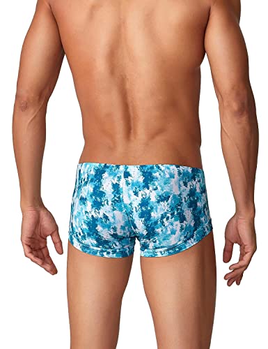 SEOBEAN TAUWELL Mens Low Rise Sexy Polyester Boxer Brief Underwear 222072