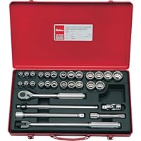 Amazon.co.jp: コーケン 1/2(12.7mm)SQ. ソケットセット 27ヶ組 4277