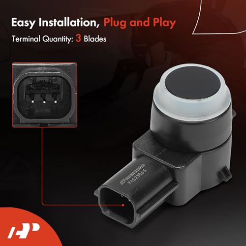 Image of A-Premium Rear Parking Assist Sensor Compatible with Chevy GMC Cadillac | Backup Sensor for Silverado 1500 2007-2013, Sierra 2007-2012, Yukon, Suburban, Escalade, Avalanche, 2007-2011