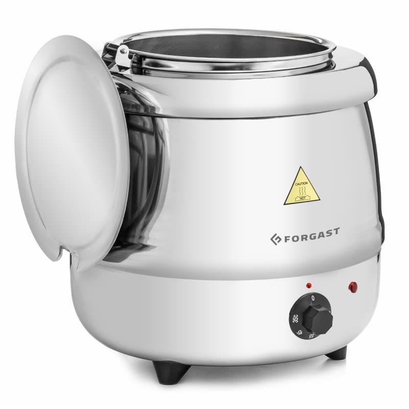 Forgast Marmite à Soupe Automatique | 10l | Blanc | Cocotte En