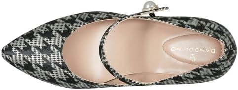 Bandolino Women's Kirsten Pump, Black/White Houndstooth, 7.5 | Image 1