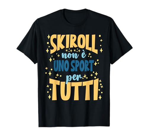 Hai un amico appassionato di Skiroll e non fa altro che parlare dei suoi allenamenti e competizioni? Regalagli questa grafica artistica ed originale ideale per ogni amante di Skiroll professionista o principiante