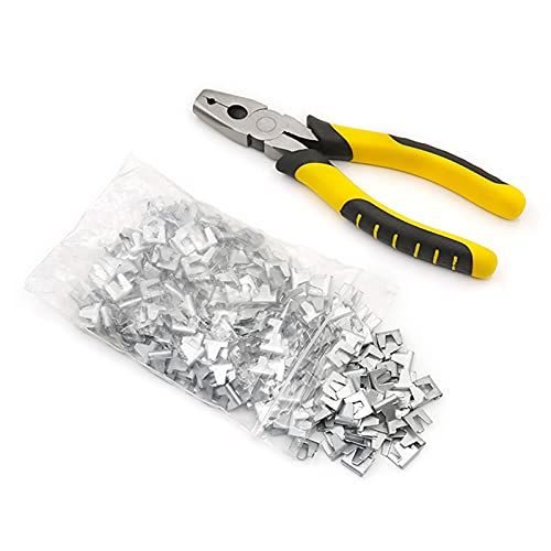 MINYULUA Wire Cage Buckle Clips Pliers for Chicken Pigeon Rabbit Cage