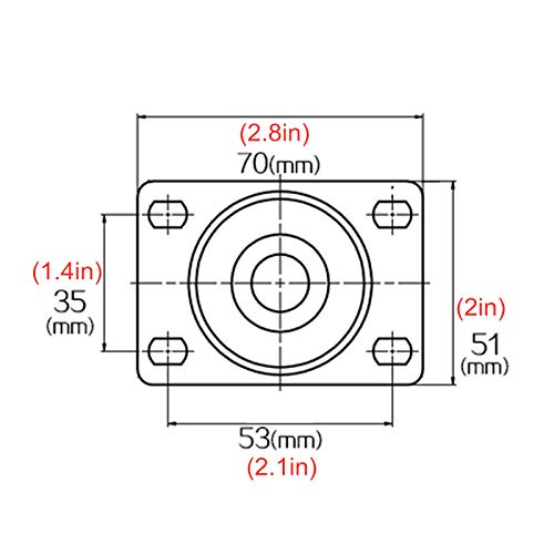 Roulettes pivotantes double roulement robustes pour etabli - 5