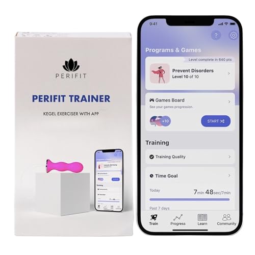 Perifit - Pelvic Floor Exerciser with App | Kegel Trainer | Strengthen Your Pelvic Floor, get Better...