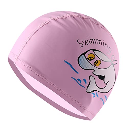 Flyorigin Bonnet de Bain pour Enfants, Garçons et Filles - Imperméable pour Tout-Petits Âgés de 3 à 10 Ans