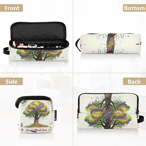 Bolso de viaje y tapete resistente al calor para herramientas de cabello, organizador impermeable para planchas, rizadores y secadoras miniatura 5