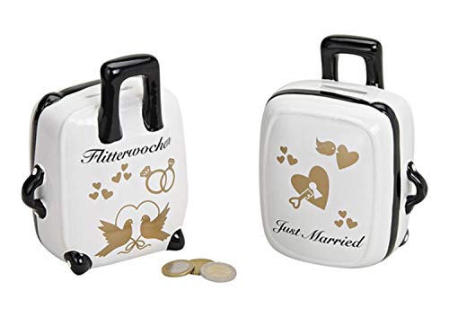 Preisvergleich Produktbild Spardose Trolly Just Married