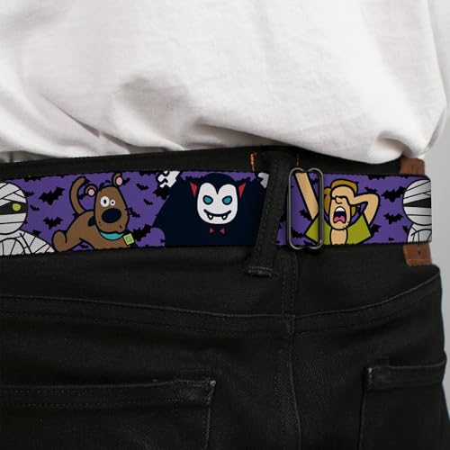 Cinturón de Scooby Doo ajustable con hebilla de coche y mini murciélagos 4