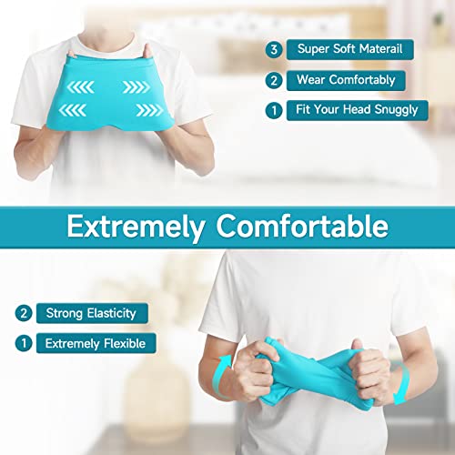 Headache Relief Hat, Ice Cap For Migraines Tension Sinus Headache Relief, Snugly Fit For Head Ice Pack Cap With Gel Ice For Headache Migraine Relief, Compressed Therapy Headache Relief Cap (Green) #TOP3