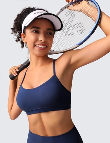 Image of BAYDI Clouduxi Y Back Sports Bra for Women - Padded Racerback Spaghetti Strap Low Impact Workout Yoga Bra, A-C Cups