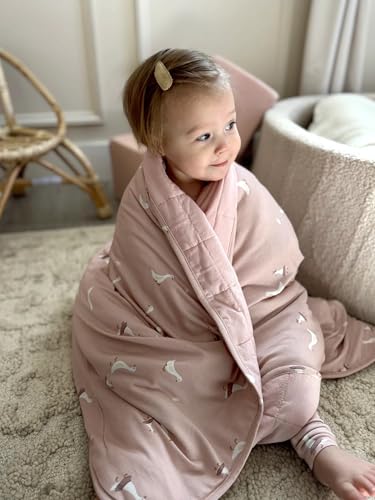 Image of GUNAMUNA Baby Cloud Blanket, Nursery Swaddling Blankets for Toddlers Infants Babies, 0.5 TOG, Tutu Goose, Mini (40 inch x 30 inch)