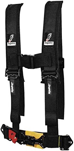 DragonFire Racing Youth H Style 4-Point 2" Harness Restraints - B...