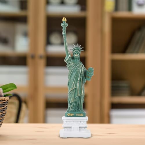 Statue de la Liberté en résine petite et compacte pour décoration de maison