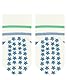 FALKE Unisex Baby Stoppersocken Multi Stripe B Hp Baumwolle rutschhemmende Noppen 1 Paar, Weiß Off-White 2041, 80-92