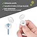 ✮GARANTÍA DE POR VIDA✮-CZ Store®- Cubretornllos|60 PCS|Tapa de plástico para tornillos N°6...