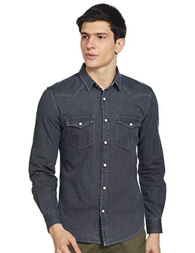 Image of United Colors of Benetton Men's Cotton Slim Fit Shirt