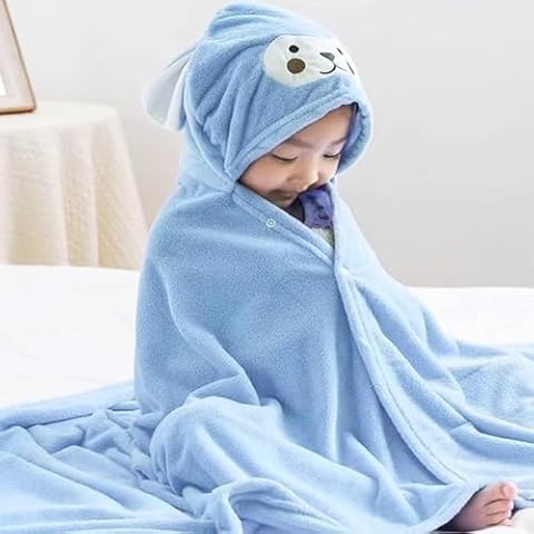 YIPUETERNITY Ultra Soft Kids Hooded Towel Cover