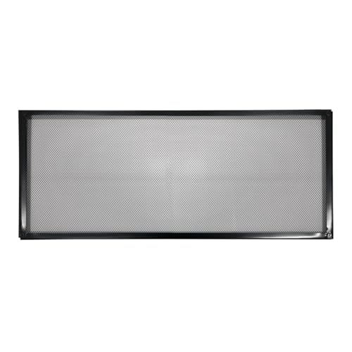 Fluker's - Fluker's 38002 Metal Screen Cover for Pet Habitat, 12 by 24-Inch, black