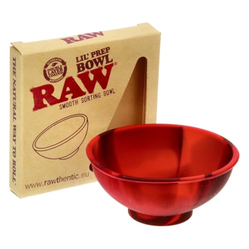 RAW - Silikon-Schüssel - Farbe rot - Schüssel für Shisha und mehr - 1 Einheit
