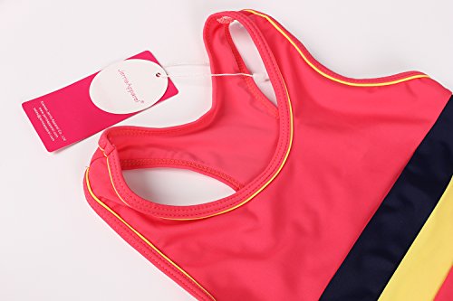 Image of JerrisApparel Little Girls' Summer Two Piece Boyshort Tankini Kids Swimsuit
