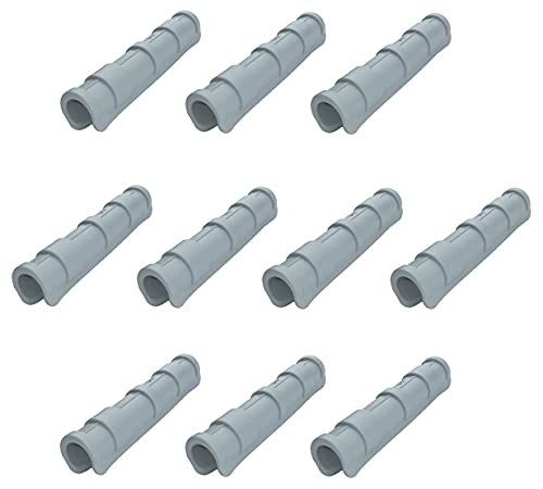 AERZETIX - Set di 10 morsetti di serraggio per tubi 1/2'' 20mm per serra - clip di fissaggio per telone/film serra da giardino - lunghezza 150mm - plastico - C51149