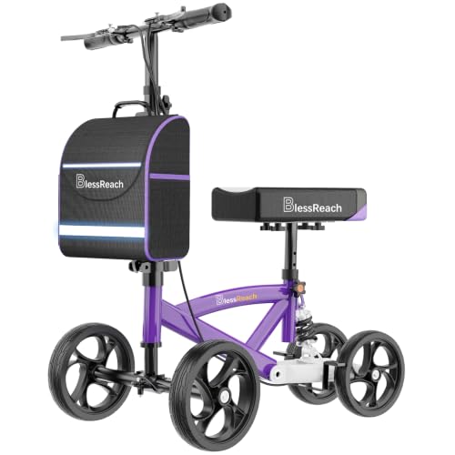 Image of BlessReach Knee Scooter for Adults for Foot Injuries, Dual Braking System