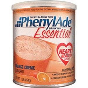 PhenylAde Essential Drink Mix, Phenylade Orange Cream 1Lb, (1 CASE, 4 EACH)