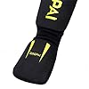 Combat Sports Washable MMA Elastic Cloth Shin&Instep Padded Guards, Premium Leg Protective Gear Guards&Pads - Ideal Shin Guard for Shin Protection, Wrestling, Sparring, Muay Thai, Kickboxing & Karate