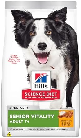Hill's Science Diet, Ração, Cães Idosos, Vitalidade Sênior, Frang...
