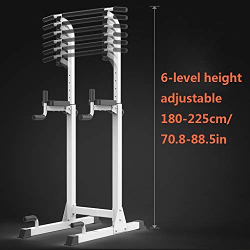 YOT-Pull-Up-Bar-Power-Tower-with-Elbow-Support-Dip-Stand-Station-for-Home-Gym-Strength-Training-Workout-Equipment-176LB-Max-Capacity