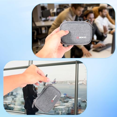 RLSOCO Tasche für PLAUD Note KI Digitales Diktiergerät und Magnetische Hülle - Grau