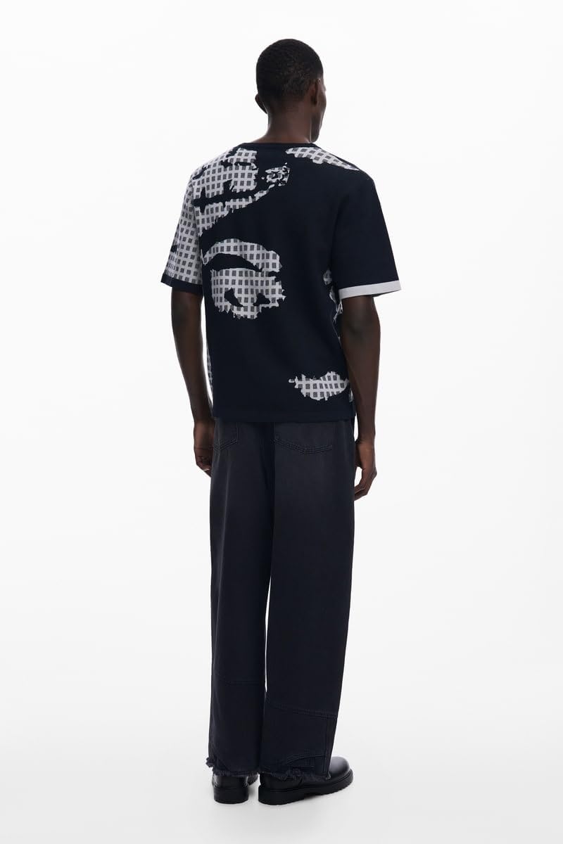 Desigual TS_Palermo T-Shirt Hombre (Pack de 1)