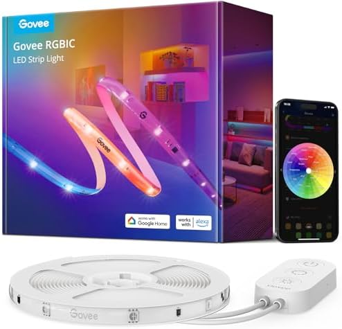 Govee RGBIC Pro LED Strip Lights, 32.8ft Color Changing Smart LED...