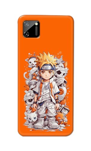 Image of PRINTFIDAA Printed Hard Back Cover Case for Realme C11 2020 Back Cover (Famous Anime Cartoon Character) -112