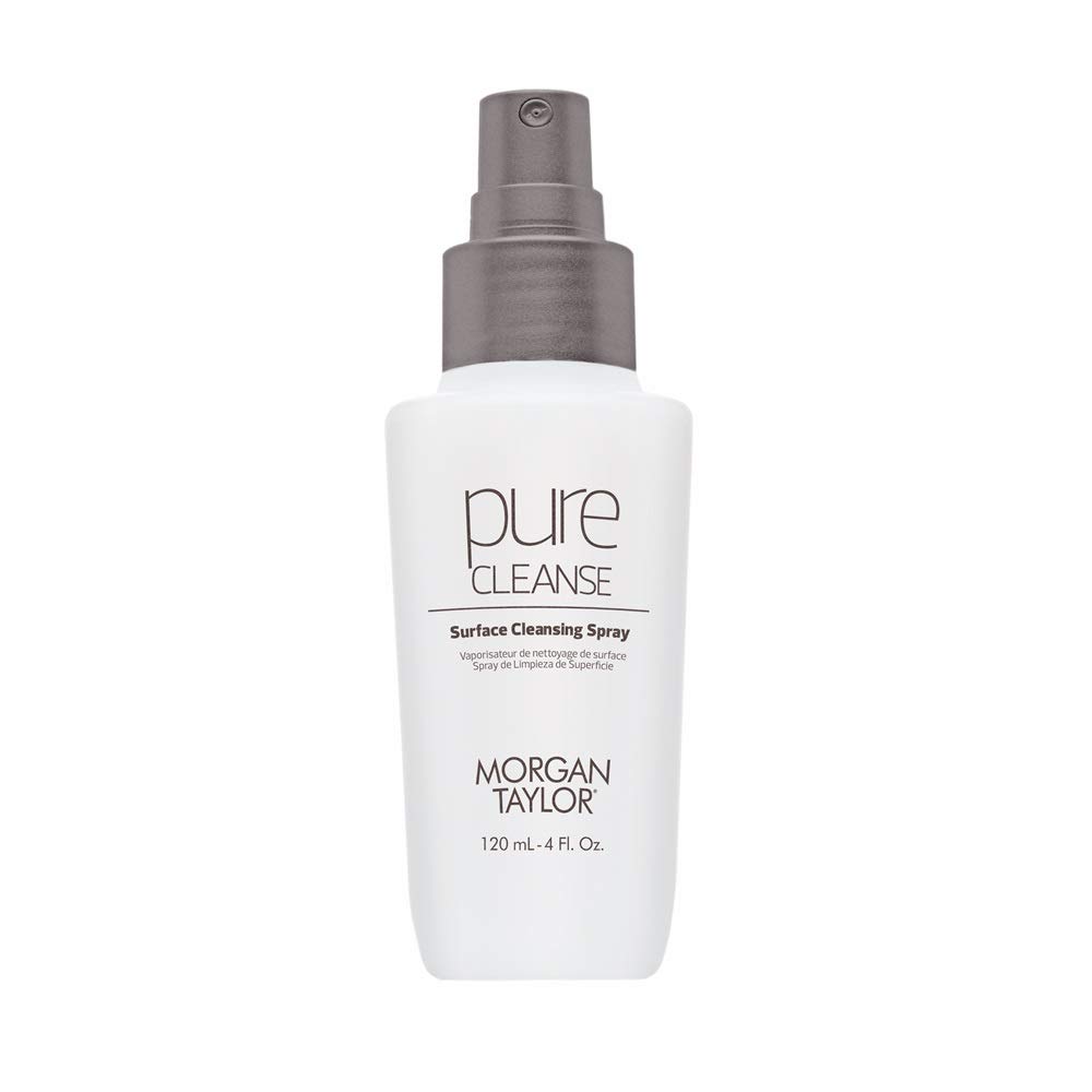 Morgan Taylor Nail Lacquer Pure Cleanse Nail Cleansing Spray, Nail Products, Nail Care, Fast Dry Nail Polish Cleaning Spray, 4 oz. : Beauty & Personal Care