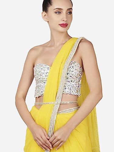 Women's Tone Dazzling Kundan & Beads Embellished Sleek Kamarbandh