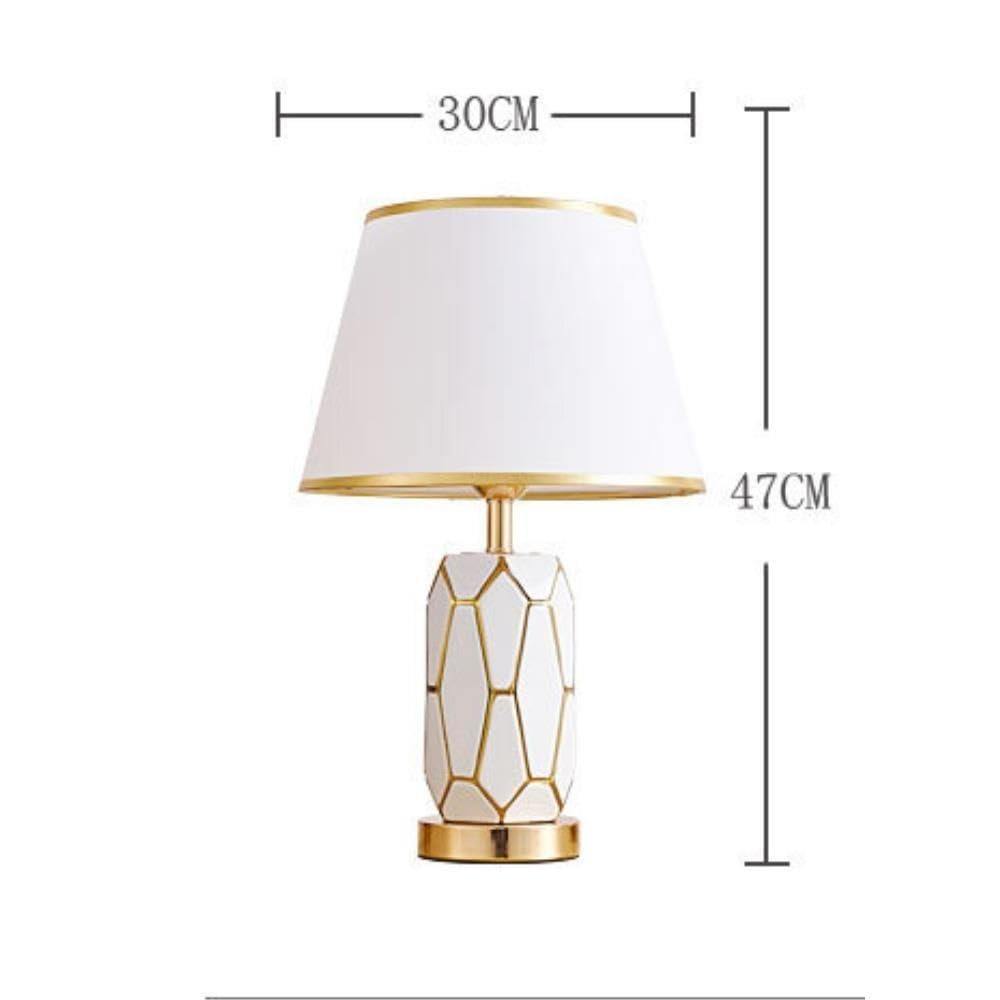 Lampada da tavolo in ceramica, luce notturna ambientale sul | Ceramica , paralume in tessuto, luce notturna d'ambiente moderna, dimmerabile(Green)