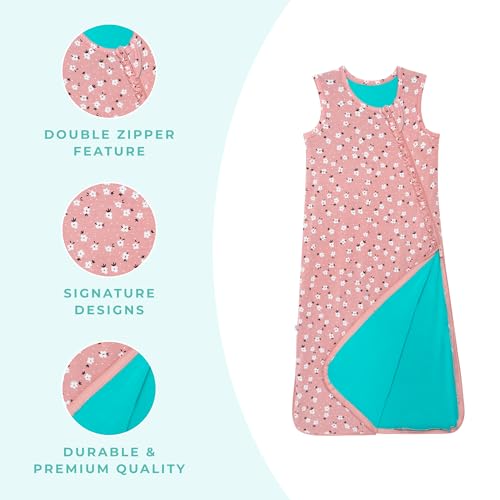 Image of Posh Peanut Baby Wearable Blanket - Newborn Sleeveless Ruffled Sleep Bag - Viscose from Bamboo Infant Wear - .5 TOG