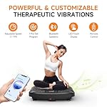 Vibration Plate Exercise Machine 450 Lbs Capacity,Vibrating Plate for Lymphatic Drainage,Power Shake Plate 199 Speeds for Weight Loss,Full Body Vibration Platform Machines for Women Men - Image 3