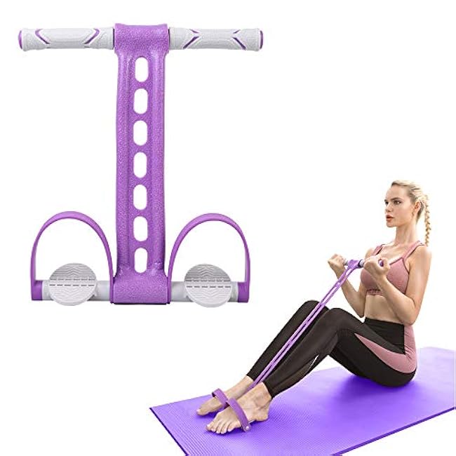 Yoga Pedal Resistance Band Elastic Pull Rope Fitness Sit-up Exercise Equipment at Home Gym Arm Abs Workout Equipment Leg Stretching Equipment