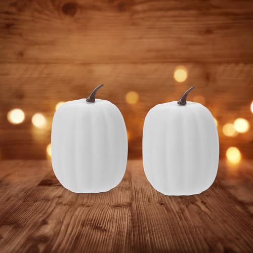 Calabazas Artificiales de Plástico Operitacx para Evitar Deterioro en Adornos de Halloween 7