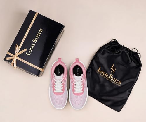 Image of LOUIS STITCH Women's Lightweight Athleisure Sport Shoes | Lightweight Casual Sneakers | Lace-Up Sneaker and Athleisure Wear| Perfect for Casual, Gym & Travel Wear | LSLD-ATH