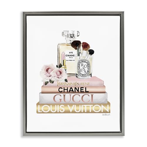 Image of Glam Cosmetics Fashion Books, 24 x 30 Inch Canvas in Floater Frame