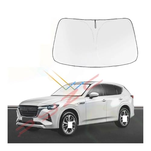 Pare soleil voiture protection chaleur stationnement pour Mazda CX-50 et CX-9